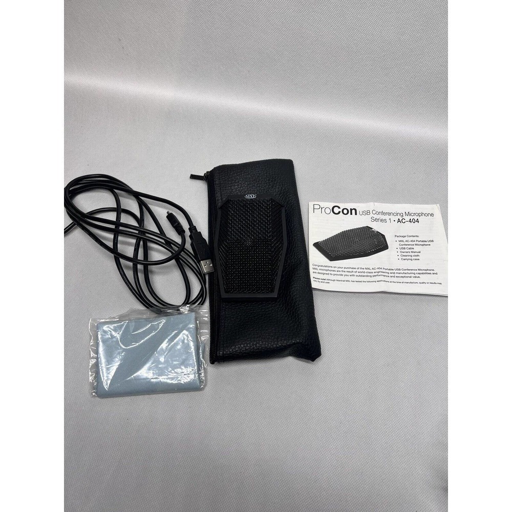 Procon MXL USB Conferencing Microphone Series 1-AC-404 Black